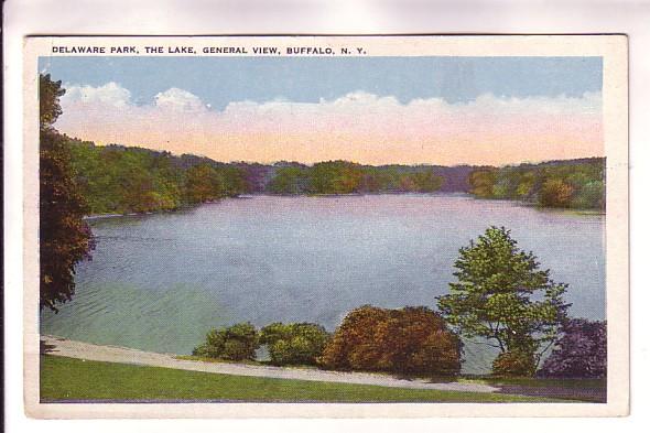Delaware Park, The Lake, General View, Buffalo, New York,