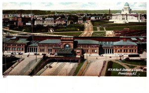 Rhode Island Providence , Railroad Station