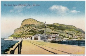 The Rock From Admiralty Pier, Gibraltar, 1900-1910s