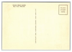 Young Bread Bakers Boys Town Nebraska ©1956 Postcard Continental View Card
