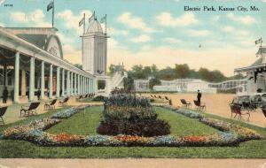 Postcard Electric Park Kansas City Missouri