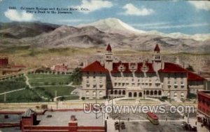 Antlers Hotel and Pikes Peak - Colorado CO