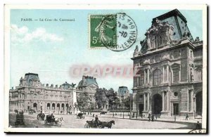 Paris Post Card Old Court of the Carrousel (Louvre)