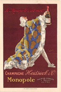 Champagne Heidsieck & Co Monopole Advertising Unused 