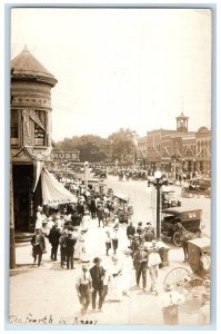 c1910's July 4th Fair Amboy Illinois IL RPPC Photo RPO Posted Antique Postcard