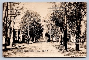 J99/ Conneaut Ohio RPPC Postcard c1910 Harbor Street Homes  229