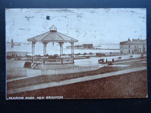 Lancashire Merseyside Wallasey NEW BRIGHTON Marine Park c1915 Postcard by W.H.