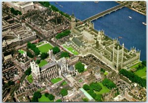 Postcard - Westminster, Aerial View - City of Westminster, England