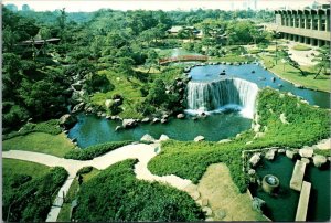 Japan Tokyo Aerial View New Otami Classical Japanese Garden