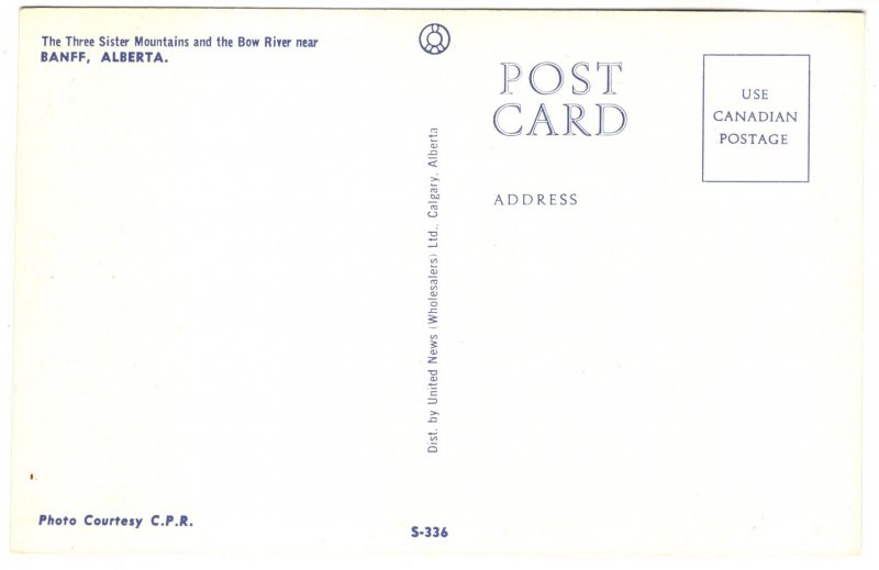 Three Sisters Mountains, Banff National Park, Alberta