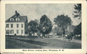 Windham NH Main St. East c1905 Postcard