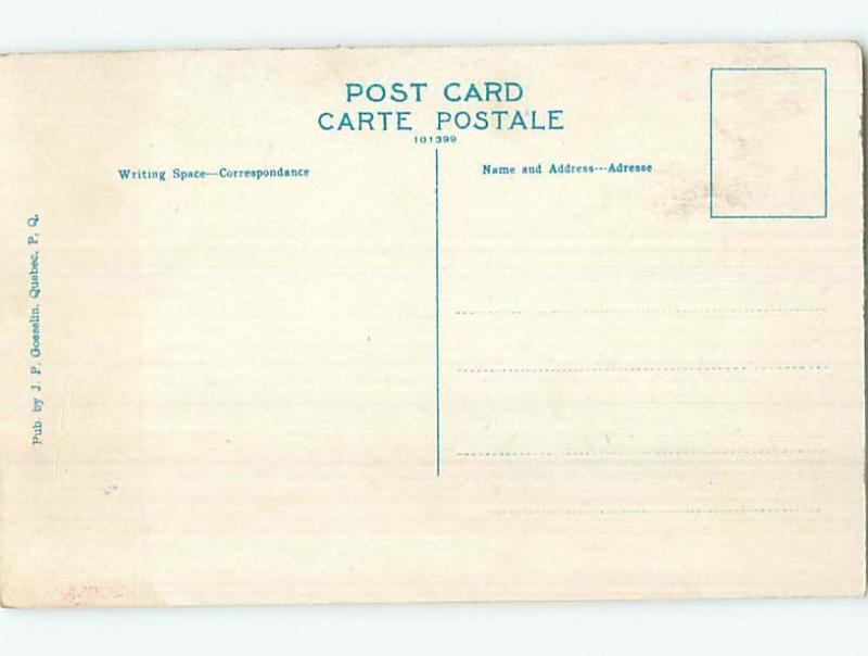 Unused W-Border CP TRAIN DEPOT STATION Quebec City QC o1161