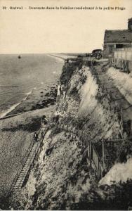 CPA ONIVAL - Descente dans la Falaise conduisant a la petite Plage (121392)