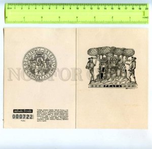 414733 Czechoslovakia 1966 year Choosing the best stamp design folding card