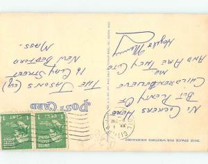 Linen-ish comic MANY HANDS LOOKING FOR A HANDOUT FROM MAN HL3531