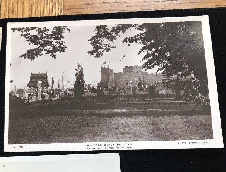 1924 British Empire exhibition . Lot Of 3 Real Photo Postcards