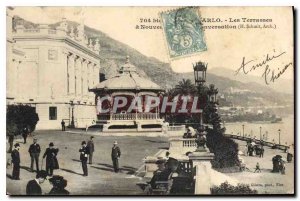 Old Postcard Monte Carlo Les Terrasses