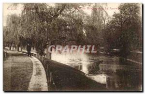 Paris Old Postcard Park Montsouris