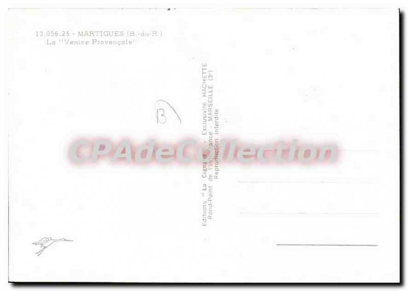 Postcard Modern Martigues The Venice Provencale