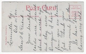 Louisville, Kentucky, Vintage Postcard View of Fire Department Headquarters 1910