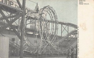 Loop the Loop, Coney Island, Brooklyn, New York, Very Early Postcard, Unused