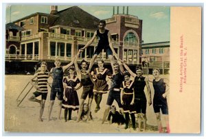 c1910's Bathing Artists At The Beach Scene Atlantic City New Jersey NJ Postcard