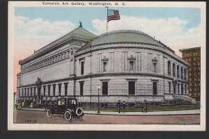 DC WASHINGTON Corcoran Art Galleryof Arts founded in 1869 - older car ~ WB