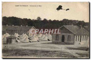 Old Postcard Camp de Mailly Infirmary and mess (airplane)