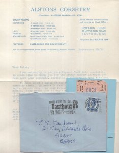 Allstons Corsetry Eastbourne Sexy Girdle Lingerie 1960s Ephemera Bundle