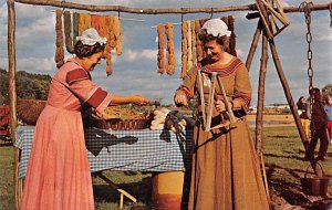 Pennsylvania Farm Museum, dying yarns using flowers Spinning Wheels & Weaving...