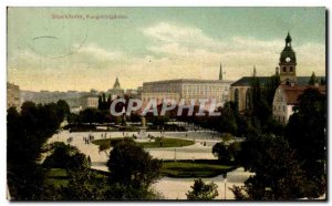 Postcard Old Stockholm Kungstradgarden