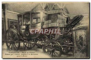 Old Postcard Museum of Versailles Car which led Josephine at Malmaison after ...