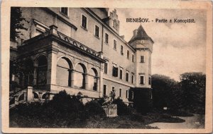 Czech Republic Benesov Partie z Konopiste Vintage Postcard C078