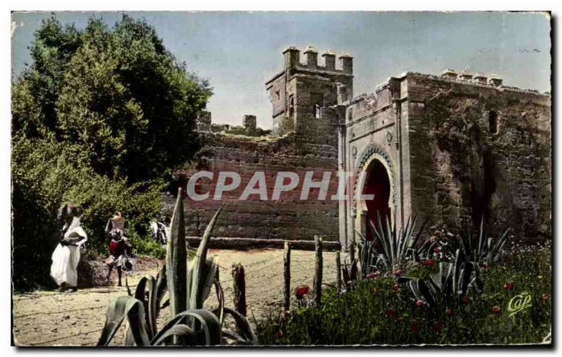 Postcard Modern Rabat Morocco Gate inside the Chellah