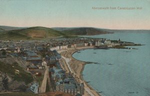 Wales Postcard - Aberystwyth From Constitution Hill    RS23530