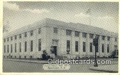 Manchester, NH USA Post Office Unused 