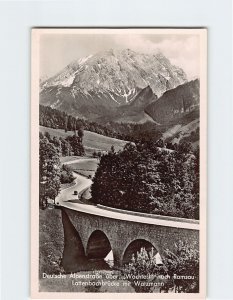 Postcard Deutsche Alpenstraße über Wachter nach Ramsau, Germany