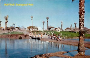1950s Phoenix Arizona Maytag Zoological Park Papago Park Petley Postcard 26-245