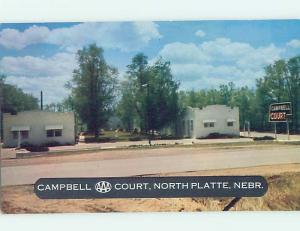 Unused Pre-1980 MOTEL SCENE North Platte Nebraska NE hk0320@