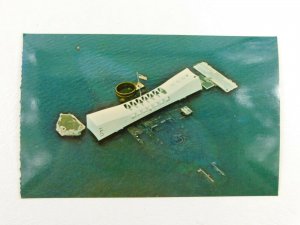 World Famous USS Arizona Memorial Pearl Harbor Honolulu Hawaii Vintage Postcard