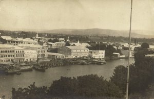 chile, VALDIVIA, Waterfront, Panorama (1910s) RPPC Postcard