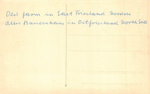 L154 Germany Old farm in East Friesland Nordsee Altes Banernhaus postcard