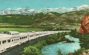 Vintage Postcard 1952 Diesel-Powered Stainless Steel Zephyr Train California CA