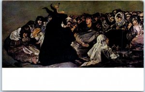 M-77542 Witches' sabbath By Goya Museo Del Prado Madrid Spain