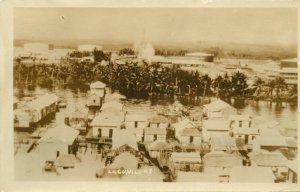 1900s River Houses On The Lagoon Lagunillas Venezuela Vintage RPPC Postcard