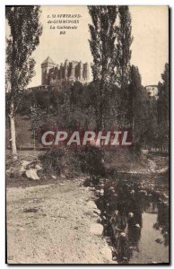 Old Postcard Saint-Bertrand-de-Comminges The Cathedral