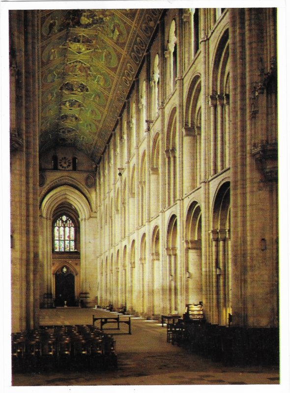 Ely Cathedral an Anglican Church the Nave Gothic Style England UK