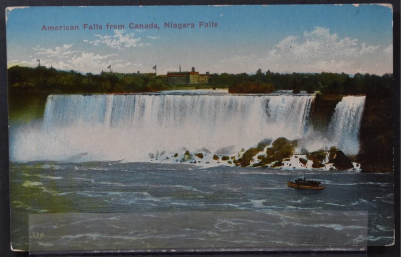 American Falls from Canada, Niagara Falls - Early 1900s