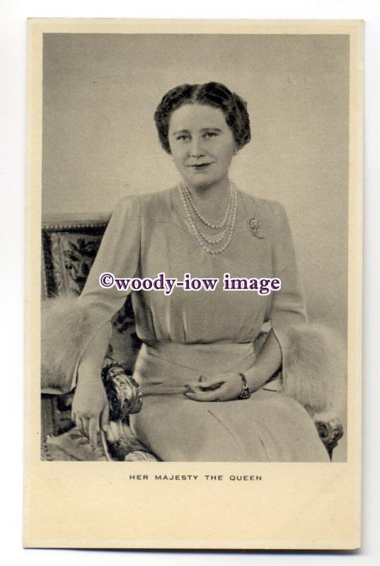 r1555 - Queen Elizabeth ( Bowes-Lyon ) - postcard