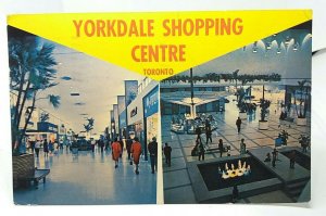 Yorkdale Shopping Centre Toronto Canada Vintage Multiview Postcard 1966